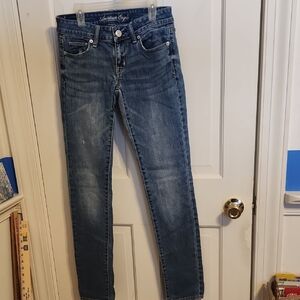 American Eagle Outfitters Women's Skinny Blue Jeans